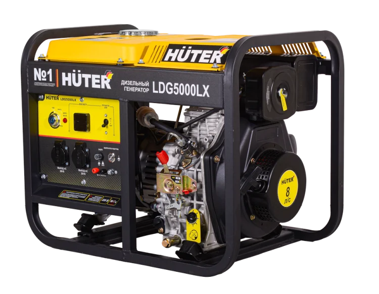 Дизельный генератор Huter LDG 5000LX