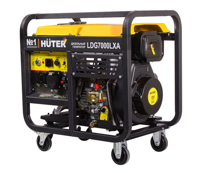 Дизельный генератор Huter LDG 7000LXA